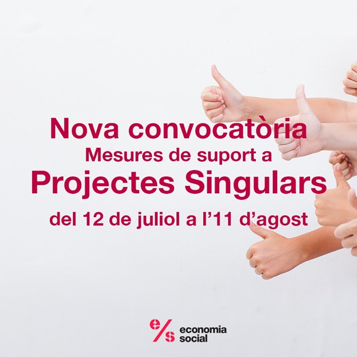 nova convocatòria d’ajuts a Projectes Singulars per a la reactivació socioeconòmica COVID19 per a cooperatives.
