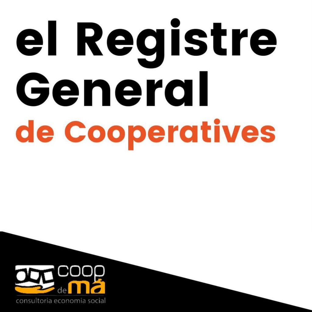 El Registro General De Cooperativas – Coop De Mà